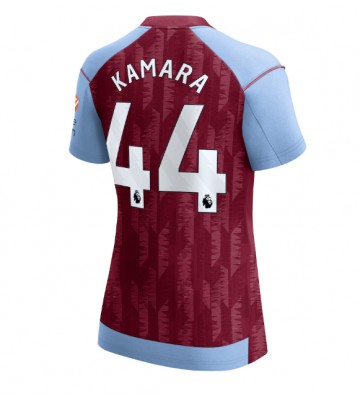 Aston Villa Boubacar Kamara #44 Hemmatröja Kvinnor 2023-24 Kortärmad